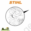STIHL Henger dugattyúval - 38 mm - MS181 / MS181CBE - 11390201203