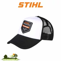STIHL Timbersports Baseball sapka - Fekete / fehér - KISS MY AXE
