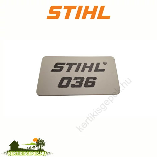 STIHL Típustábla