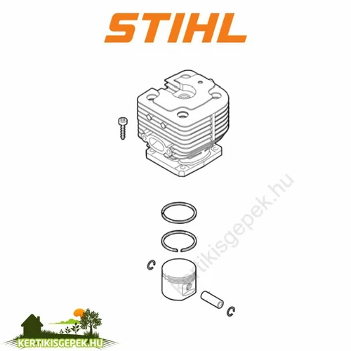 STIHL Henger dugattyúval - 42 mm - FS 450  - 41280201211