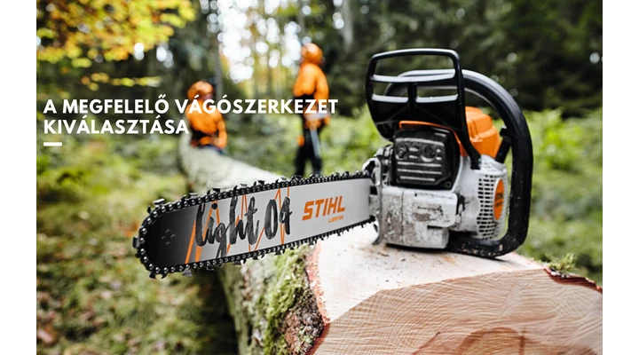 Melyik vezetőlemezt és fűrészláncot válasszam a STIHL fűrészemre?